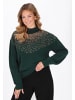 faina Women Sweater in emerald green