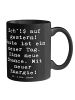 Mr. & Mrs. Panda Tasse Spruch Selbstzweifel Neuanfang mit Spruch in Schwarz