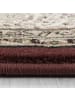KADIMA DESIGN Teppich Kurzflor Boho Vintage Look Polypropylen Gewebt in Rot