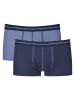 Sloggi Boxershort 2er Pack in Dunkelblau/Blau