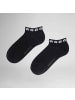Hudson Sneakersocken Cute Blumenmuster in Black