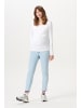 Noppies Slim Umstandsjeans Mila 7/8 in Blue Light Wash