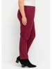 sheego Gerade Cordhose in bordeaux