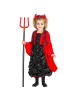 tectake Luzifer/Teufelsgestalt, in rot, Gr. 104 (3-5 Jahre), Schmuckborten