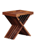 FineBuy Beistelltisch in Braun / Sheesham / 40x60x57