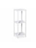 relaxdays Standregal in Weiß - (B)22 x (H)65 x (T)22 cm