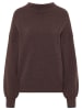 RISA Oversized Strick Pullover in Braun