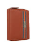 mano Don Leonardo Geldbörse RFID Leder 10 cm cognac