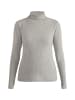 usha BLACK LABEL Damen Strick Rollkragenpullover in Grau