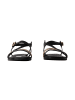 Oh! my Sandals Flache Ledersandalen Schwarz