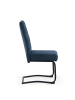 B&D Home 2er-Set: Esszimmerstuhl SOFIA in Blau - (B)48 x (H)96 x (T)60 cm