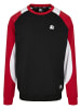 STARTER Sweater in black/cityred/white
