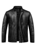 Amaci&Sons Lederjacke EUCLID in Schwarz