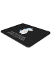 Mr. & Mrs. Panda Mousepad Einhorn Mann mit Spruch in Schwarz