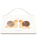 Mr. & Mrs. Panda Deko Schild Schnecken Liebe ohne Spruch in Transparent