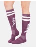 eivy Socken in Pinkgundy