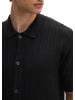 Marc O'Polo Polo-Strickjacke regular in Schwarz