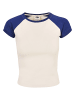 Urban Classics T-Shirt in whitesand/spaceblue