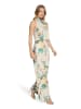 Vera Mont Jumpsuit mit Blumenprint in Cream/Mint