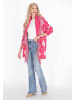 IZIA Women Cardigan in fuchsia multicolor