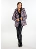 faina Steppjacke Mit Leo-Print in Mauve Leo