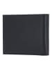 oxmox Leather Geldbörse RFID Schutz Leder 12 cm schwarz-freedom cross