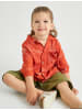 KOTON Shirt in Orange Gemustert