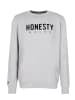 HONESTY RULES Sweat " Logo Embro " in grey-mel