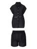 Linga Dore & Shorts Top in Schwarz