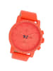 Oozoo Armbanduhr Oozoo Timepieces rot, orange extra groß (ca. 48mm)