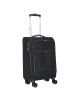 D&N Travel Line 9204 4 Rollen Kabinentrolley 55 cm schwarz