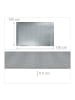 relaxdays Bodenschutzmatte in Silber - (B)150 x (T)100