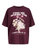 JJXX T-shirt in Winetasting