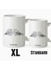Mr. & Mrs. Panda Kaffeetasse Turteltauben Liebe ohne Spruch in Weiß