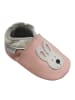 Bemesu Baby Krabbelschuhe aus Leder, weiche Lauflernschuhe mit rutschfester Sohle 