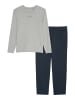 Marc O'Polo Pyjama Mix & Match Cotton in Grau-Blau