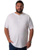 Men Plus Kurzarm T-Shirt in schneeweiß