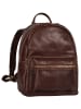 piké Rucksack echt Leder in braun