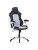 Beliani Chefsessel EXPLORER in Grau/Schwarz/Silber - (W) 68 x (H) 120 x (L) 68 cm