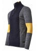 Rusty Neal Feinstrick-Pullover im Colorblock-Stil mit Stehkragen  in Marine