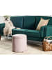 Beliani Pouf MARYLAND in Rosa - (W) 38 x (H) 40 x (L) 38 cm