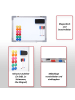 MCW Whiteboard C84 mit Zubehör, 60x45cm