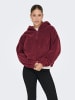 ONLY Teddyfell Jacke in Cabernet