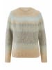 Hessnatur Hessnatur Stick Pullover Relaxed aus Alpaka und Bio-Baumwolle in naturgrau
