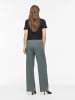 Vila Wide Leg Hose in Balsam Green1