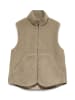 Vero Moda Teddyfell Weste in Laurel Oak