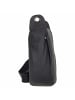 Mandarina Duck Mellow Leather - Umhängetasche 34 cm (warm taupe) in dress blue