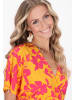 IZIA Women Top in yellow multicolor