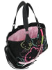 Fritzi aus Preußen Schultertasche Izzy Medium Limited Head Flocked in Schwarz