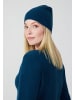 Style Republic Kaschmir Beanie fein gerippt in dark slate blue
